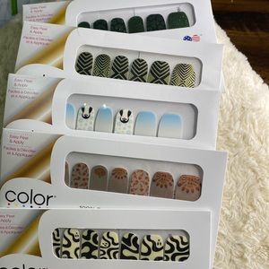 Color Street Nail Strips Holiday Bundle of 5
